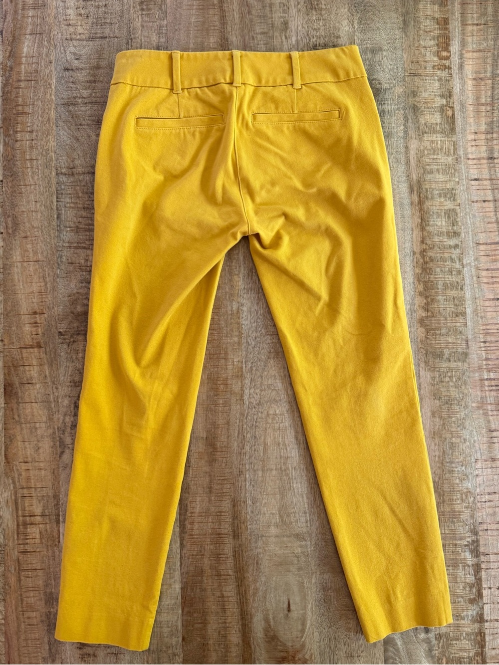 Game Day Gold Mustard Yellow Ankle Pants Size 2 Steelers Packers Tailgate Style - Picture 11 of 12